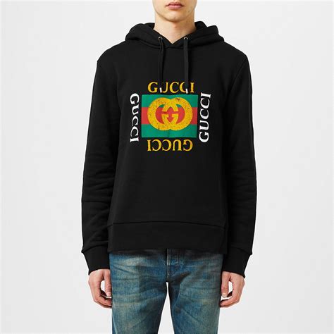 fake black gucci hoodie|black gucci hoodie men.